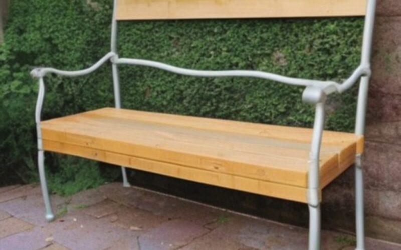 Jak zrobić ławkę ogrodową z metalu i drewna