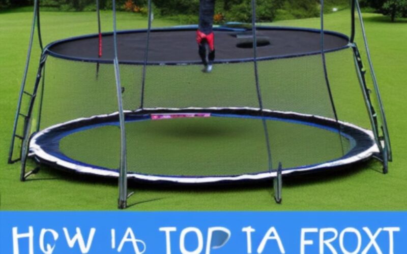 Jak naprawić siatkę trampoliny