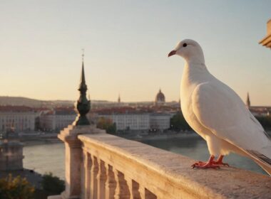 Gołąb budapeszteński Białolote